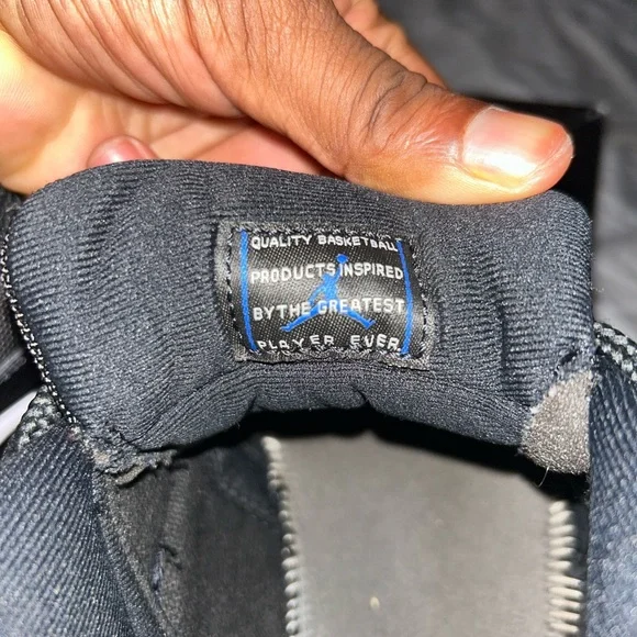 Jordan Retro Black and White Sneakers - Picture 5 of 7